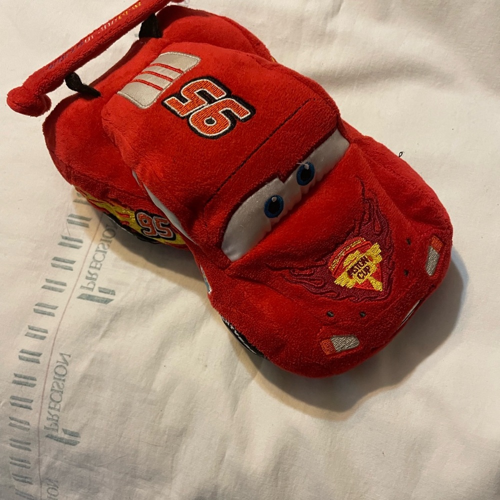 Red Plush Toy Car